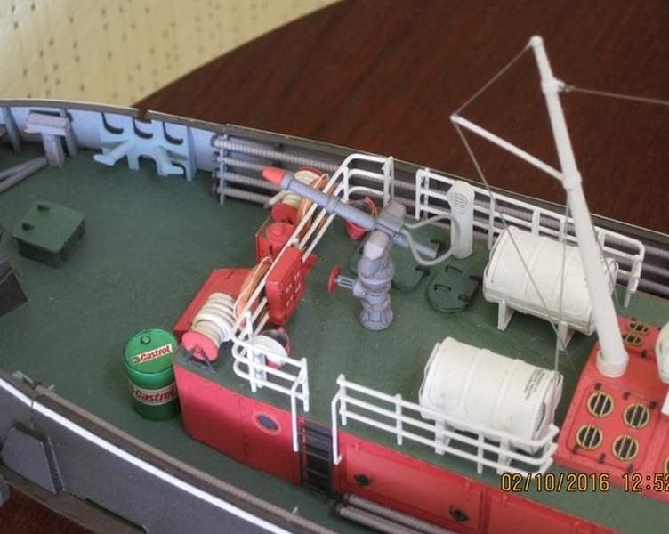 Strazak - 3 Fireboat Papir Model Kit Igračka Deca Pokloni
