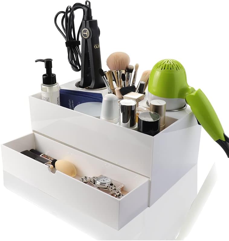 Organizator alata za kosu, akrilni držač za kosu, držač četkica Organizatori i skladištenje, kupaonica