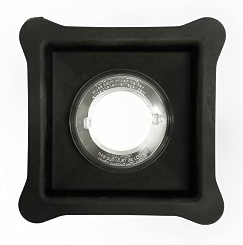Oysterboy Rezervni dijelovi vrhunskog kvaliteta kompatibilni za Blendtec Jar 90 Oz 3 Quarts profesionalni/komercijalni Blender Jar sa oštricom od nerđajućeg čelika, zahvaćenim poklopcem sa ventilacijom, bez BPA, siva