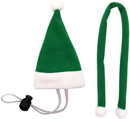 Pet elastični kućni ljubimac 3pc Hat 3pc set Scarf božićni šal brava + pileći kućni ljubimci Trake za