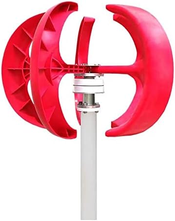 12v/24v vertikalna vjetroturbina, 600w crveni Generator vjetra 5 ostavlja komplet vjetroturbina sa kontrolerom