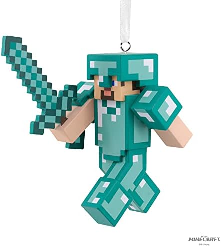 Hallmark Minecraft Steve u dijamant oklop Božić ukras