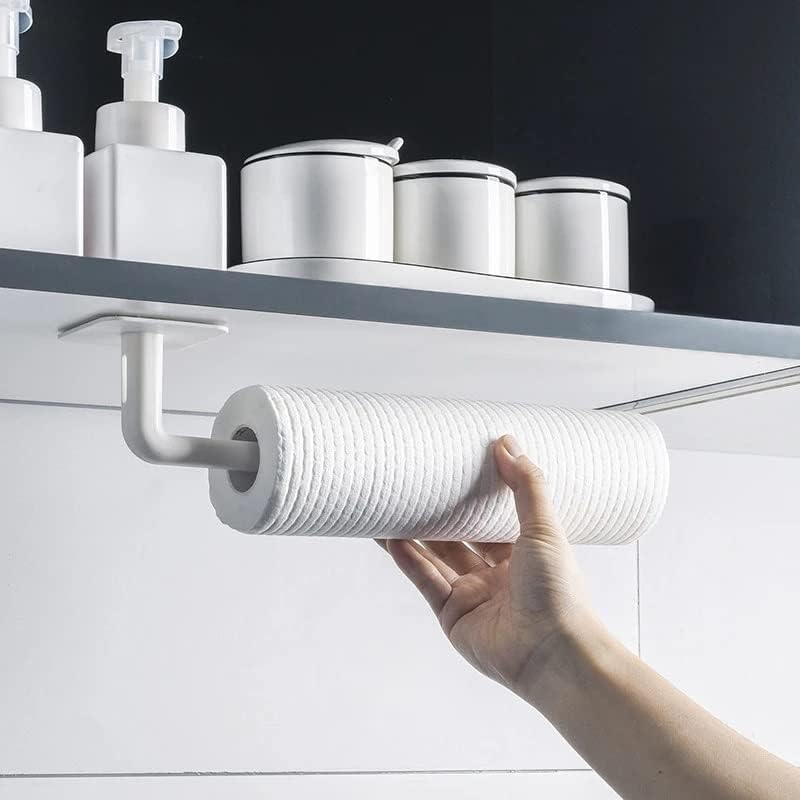AFLHYJK samoljepljivi pribor pod vješalica za uklanjanje stakla za stalak za uvlačenje u kabinetu za toalet za kupatilo