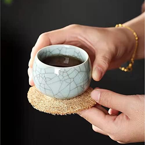 MQJZSH, Jianzhan, japanski čaj za čaj, setovi za čaj, keramičke čašice, četverodijelni set ručno izrađenih pukotina pukotine