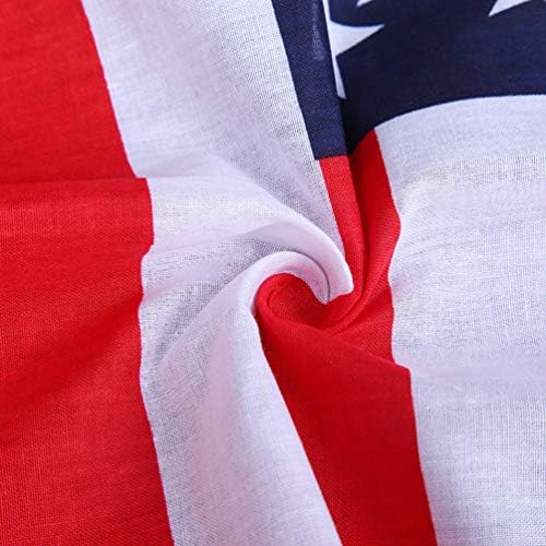Pas američke zastave Bandana 4. jula bandane crveni bijeli plavi šal trokut Bibs šal za male