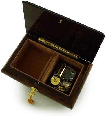 Bezvremenski 36 Note ručno izrađeni muzički Instrument i cvjetna umetka muzička kutija za nakit