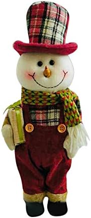 Božićni ukrasi Veliki božićni ukras za odmor Rođendan za kućnu ručno izrađena dekorska platna lutka Dodir solarni Gnome svjetla na otvorenom