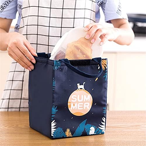 Gppzm Cooler kutija za ručak prenosiva izolovana Platnena torba za ručak termo hrana piknik torba za hlađenje torbe za ručak