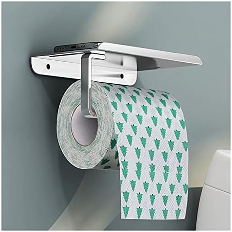 XDCHLK Kuhinjski zidni toaletni nosač rola za papir Toaletni nosač papira Polica sa priborom za kupatilo