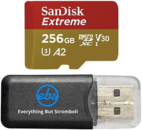 SanDisk Extreme V30 A2 256GB MicroSD memorijska kartica 4K SDXC Radi Sa DJI Mavic Mini Drone Flycam paketom sa