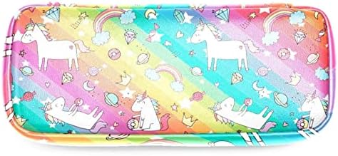 Tbouobt kozmetičke vrećice za žene, torba za šminku Travel Toaletska torba Organizator, jednorog Cartoon Rainbow Cloud