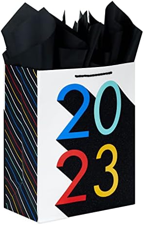 Hallmark 13 velika Matura poklon torba sa maramicom za srednju školu, fakultet, vrtić, 8. razred i više