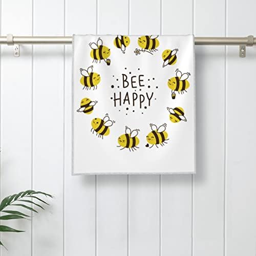 Granbey Bee Happy Ručnici za ručnike Honey Bee Kuhinjski ručnik za djecu Muškarci Žene teretane Ručnik
