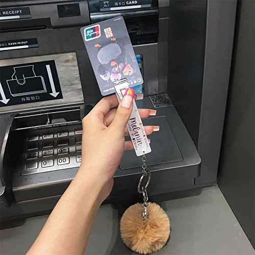 Hvatač kartica privjesak za ključeve Pom Pom Lopta za duge umjetne nokte izvlačenje s bankomata izvlakač