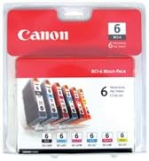 Canon BCI-6 6 Color Multi Pack kompatibilan sa IP8500, IP6000D, I9900, I9100, I960, I950, I900D, S9000,