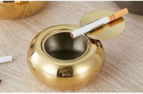 UxZDX pepeljanski metalni metalni čelični čelik za pepeljastog pepeljastog pepeljara za cigarete na otvorenom