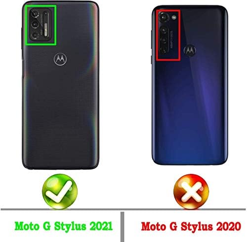 Ymhxcy futrola za Moto G Stylus 2021 futrola, Motorola g Stylus 2021 futrola sa HD zaštitom ekrana,kućišta