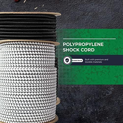 SGT knots Polypro Bungee Shock Cord - Lagani elastični uže za izradu, industrijski i DIY projekte