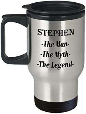 Stephen - čovjek mit, legenda fenomenalni poklon za kafu - 14oz putna krigla