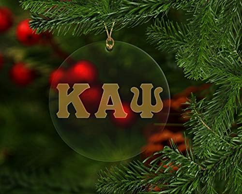 Bbgreek Kappa Alpha Psi Fraternalia pribor-Set 2 kristalno staklo ukrasi-Holiday dekoracije-zvanični