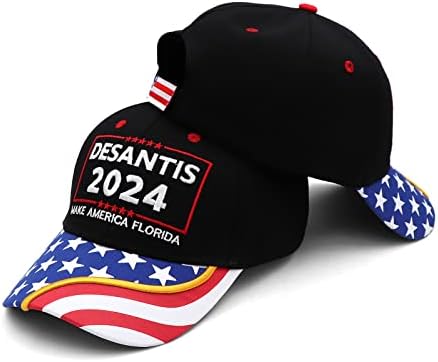 NDLBS Desantis 2024 Make America Florida bejzbol kapa za muškarce žene podesivi šešir za vezenje MAGA za Ron Desantis 2024