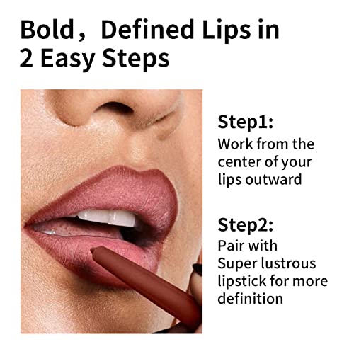 Xiahium Plumper up Lip Non razmazuje ruž za usne olovka za usne Border Pink Mattes Solid lip Liner