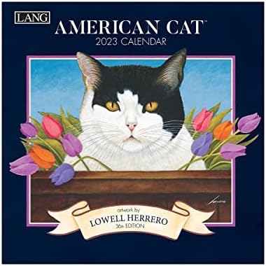 Lang American CAT ™ 2023 mini zidni kalendar