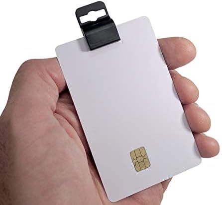 Crne Stezaljke za držač kartica za standardne debljine id značke, pametne kartice, CAC-a, čipa