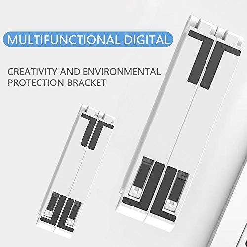 Poštanski postolje i montiranje kompatibilni sa OUKITEL WP12 PRO - džepnim aluminijskim postoljem 3-u-1, prijenosni, višenični štand za gledanje za Oukitel WP12 Pro - Metalno srebro