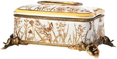 N / evropski stil mekana kućna keramika u američkom stilu sa kutijom od bakarnog tkiva kutija za fioke za trpezariju ukrasi za dnevne sobe