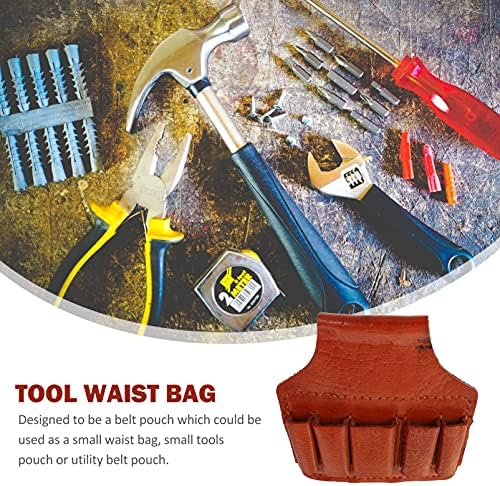Doitool Tool Alat za vessel kožna traka torba za alat za alat za muškarce za muškarce električarska torba za