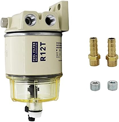 Marine Kit Separator vode za gorivo R12t 120at NPT ZG1/4-19, efekat filtera od 10 mikrona je pogodan za 3/8