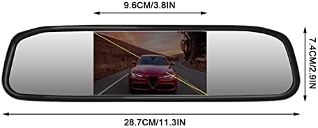 Hd 4,3-inčni ugrađeni ekran dvosmjerni Av prikaz slike za vožnju unazad LCD digitalni ekran FA3