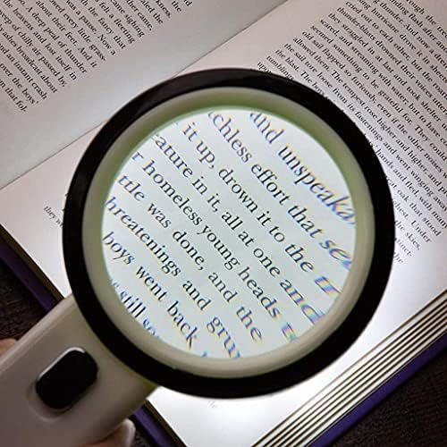 Lupa lupa lupa zanati za čitanje identifikacija 30x Hd LED svjetlo ručno osvijetljeno Lupa za čitanje