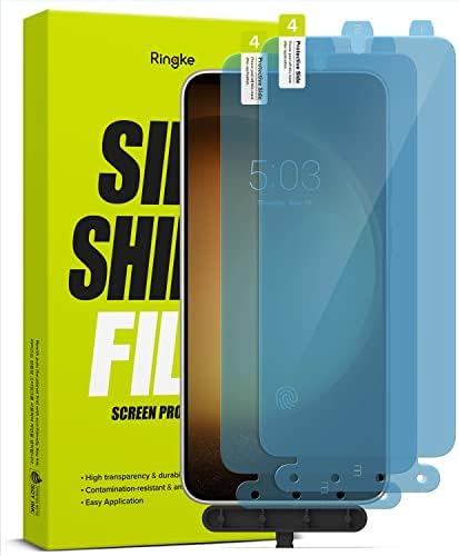 Ringke film sa svilenim štitom [2 Pakovanje] kompatibilan sa Samsung Galaxy S23 Plus 5G, višeslojnom zaštitnom