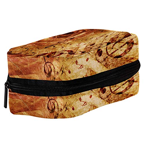 Nehomerne toaletne vrećice za žene Rose Music Notes Travel Cosmetic šminkerne torbice za praktične