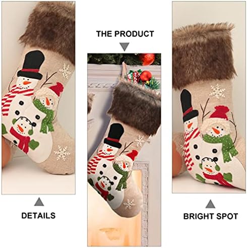 Dekor za božićne čarape Bestoyard 1pc Božićne čarape Čarape za čarape Xmas Sock Decor Xmas poklon