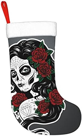 PSVOD Goth Girl New Year Božić Dekorativne čarape Viseće božićne čarape