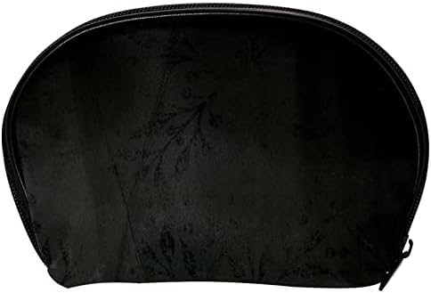 Toaletna torba, putna kozmetička torba za žene za žene muškarci, tamno sivi klasični uzorak