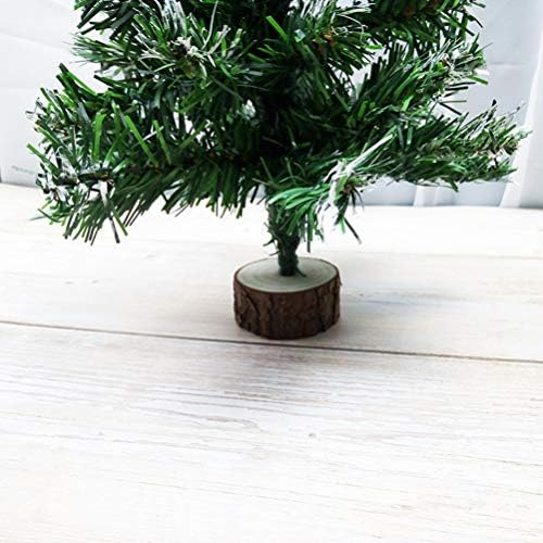 Nuobesty 30cm Artifični mini božićno stablo stolno božićno stablo Snow Sisal Drveće borov dekor