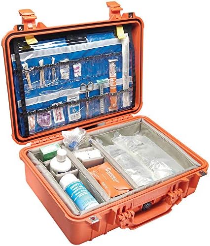 Pelican 1500ems / EMS zaštitni slučaj za medicinsku opremu prve pomoći narandžasta