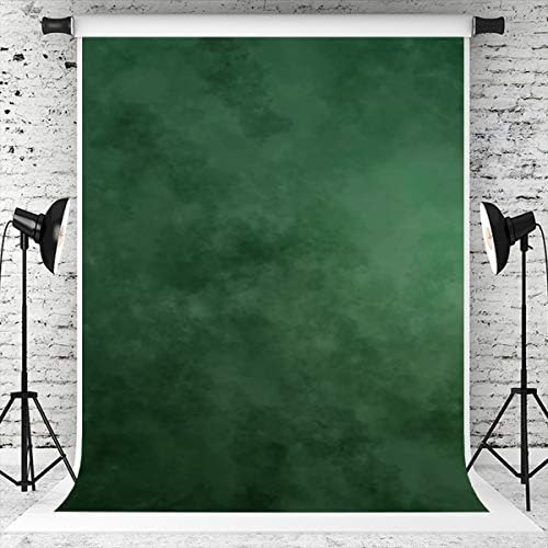 Kate 10×10ft zelena pozadina Sažetak Muslin tamnozelena pozadina gradijent portretna pozadina za fotografa Headshot