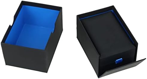 Iconikal Naušnica Ogrlica Narukvica Nakit Poklon Kutija, Crna Sa Plavom Trakom, 2 Pakovanja