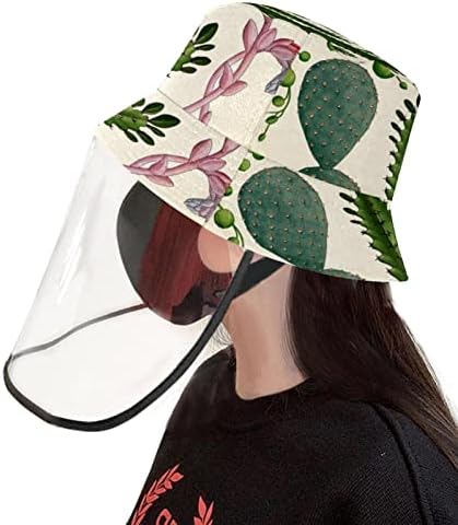 Zaštitni šešir za odrasle sa štitnikom za lice, ribarski šešir protiv sunčeve kape, crtane životinjske