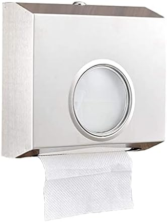 ZLDXDP Compuni WC zidni nosač za kolut za toalet od nehrđajućeg čelika, vodootporan, zaključan
