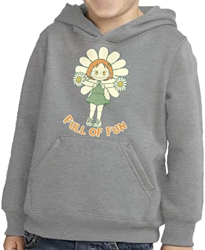Puna zabavnih duhovica od mališana - cvjetna spužva Fleece Hoodie - crtani duksevi za djecu