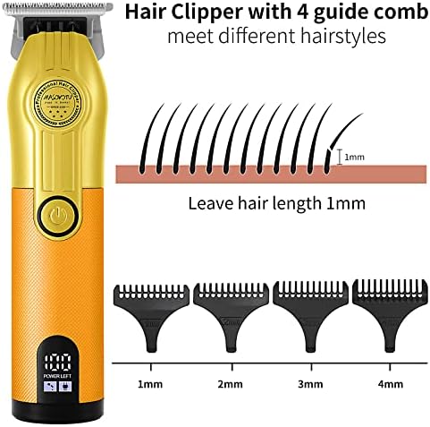 MASOVOTU trimer za kosu za muškarce, profesionalni komplet za šišanje za kosu, punjivi Akumulatorski rezači