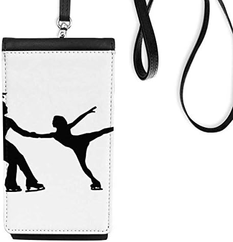Sportski tjelesni usevi igrač za klizanje telefon novčanik torbica viseći mobilni torbica crni džep