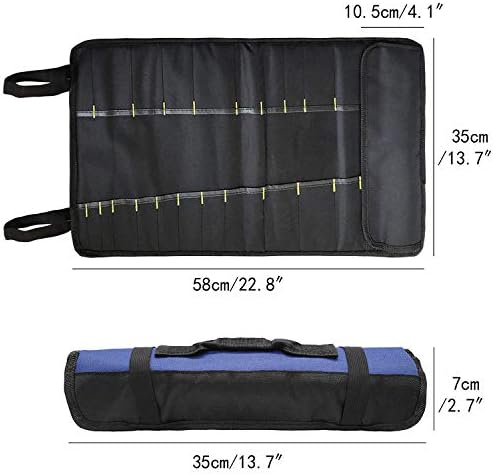 Preamer 22 džepovi otporni na vodootporni platneni torba za torbu za ključeve za pohranu magnetskih