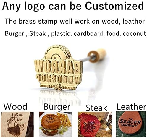 Prilagođeni komplet željeza za brendiranje logotipa za drvnu kožu personalizirana pečatna slova logo uzorak prilagodljiv dizajn